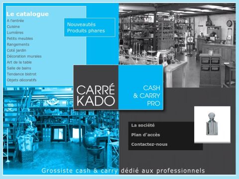 Cr�ation du site internet  de Carrekado