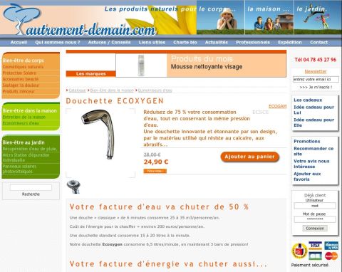 Cr�ation du site internet de Autrement-demain