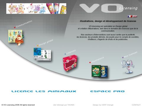 Refonte du site internet de Vo-Licensing