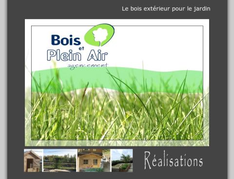 Cr�ation du site internet de Bois et Plein Air