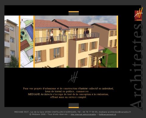 Création du site internet de MEDIANE Architecte