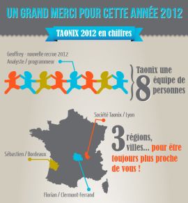 Taonix vous souhaite ses meilleurs voeux pour l'année 2013 !