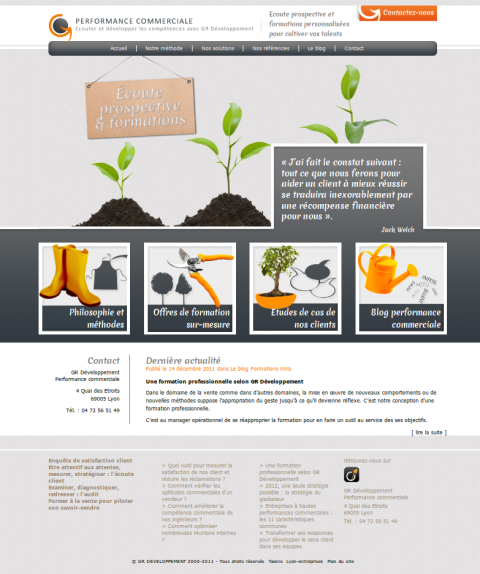 GR développement performance commerciale