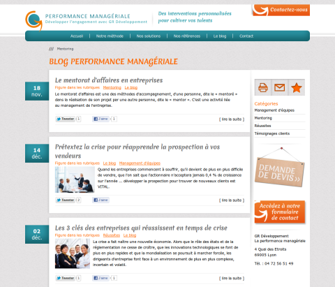 Gr Développement Blog