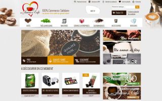 Un amour de café, site ecommerce