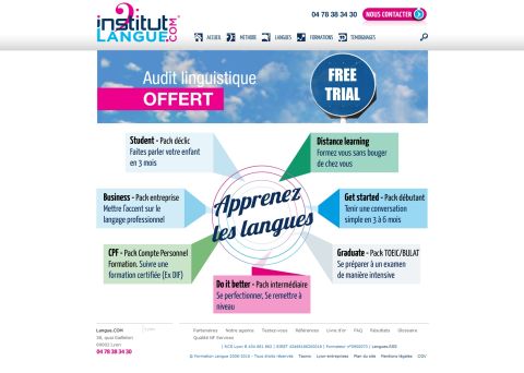 Refonte du site internet de Langue.COM