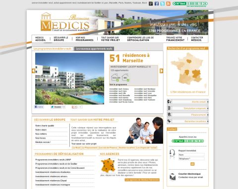 Medicis Patrimoine, nouvelle interface graphique