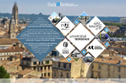 StudyInBordeaux.com, un site vitrine conçu et hébergé par TAONIX