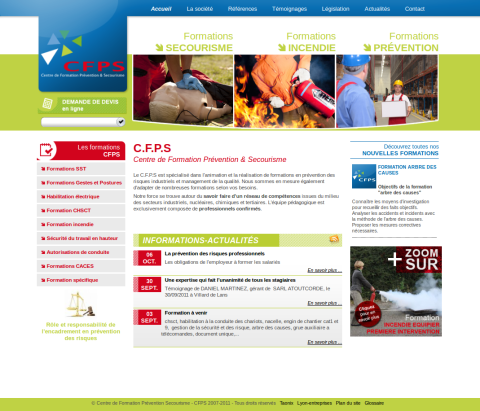 Création du site internet du CFPS