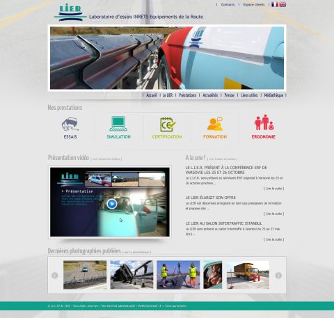 Mise en ligne du site internet du L.I.E.R.