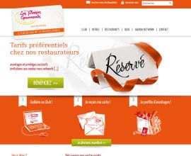 Création du site internet du Club Les Plaisirs Gourmands