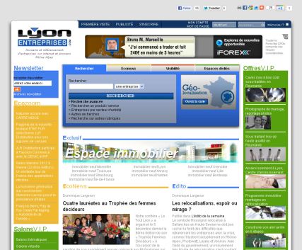 Home page Lyon Entreprise