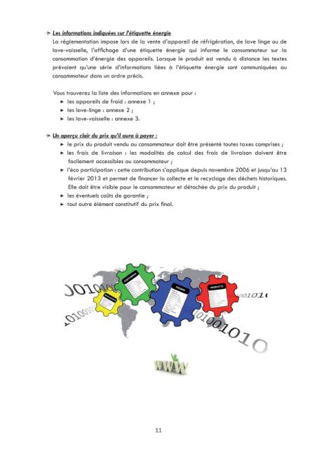 Guide des bonnes pratiques relatif à la distribution de produits électriques et électroniques sur Internet
