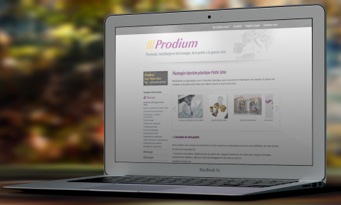 Page produit Prodium