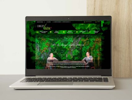 Site internet Concept Végétal