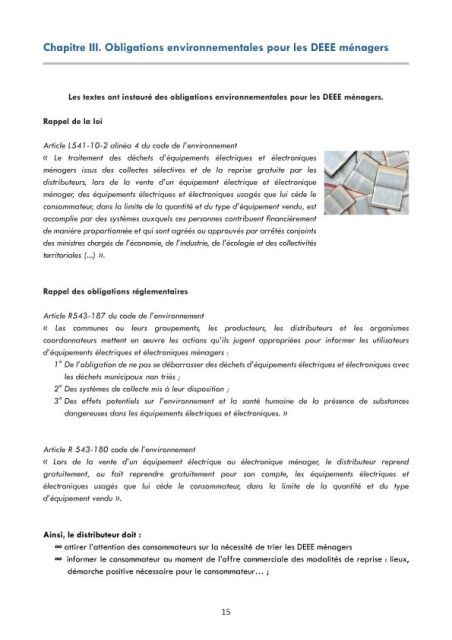 Guide des bonnes pratiques relatif à la distribution de produits électriques et électroniques sur Internet