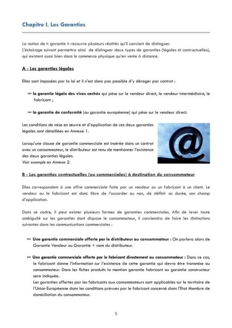 Guide des bonnes pratiques relatif à la distribution de produits électriques et électroniques sur Internet