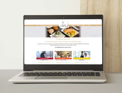 Site internet Ateliers Gourmands