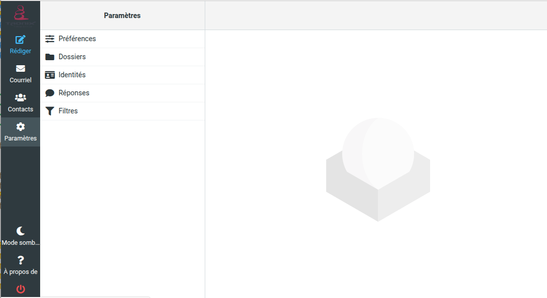 Paramètres roundcube