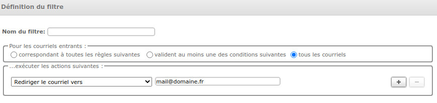 Transférer un mail